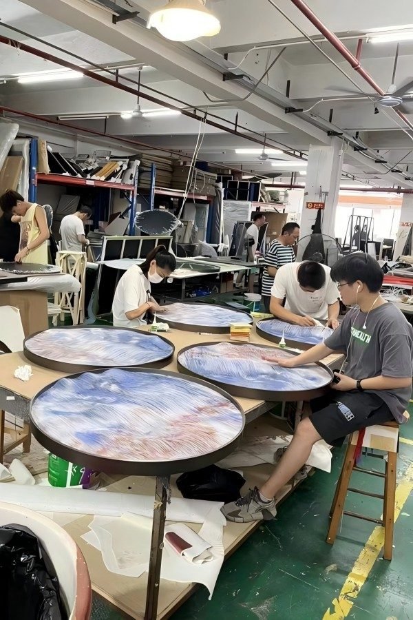 How do we work for handmade painting